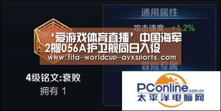‘爱游戏体育直播’中国海军2艘056A护卫舰同日入役 部署南海舰队(图)(图4) 爱游戏官网